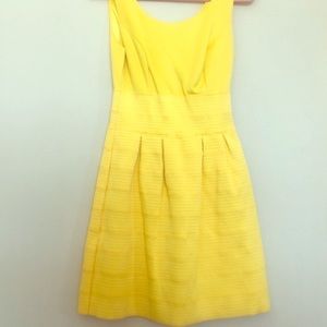 New York and Company yellow dress